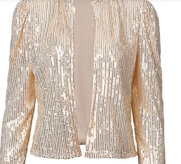Women’s Sequin Jacket – Just So Clothing